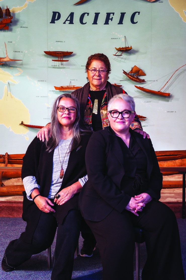 ms donna cormack, mrs ranui ngarimu and dr catherine smith